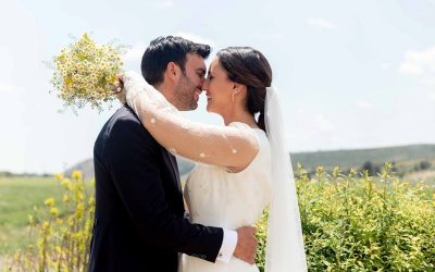 Ana y Óscar, una boda en la Finca Casa de Oficios de Madrid